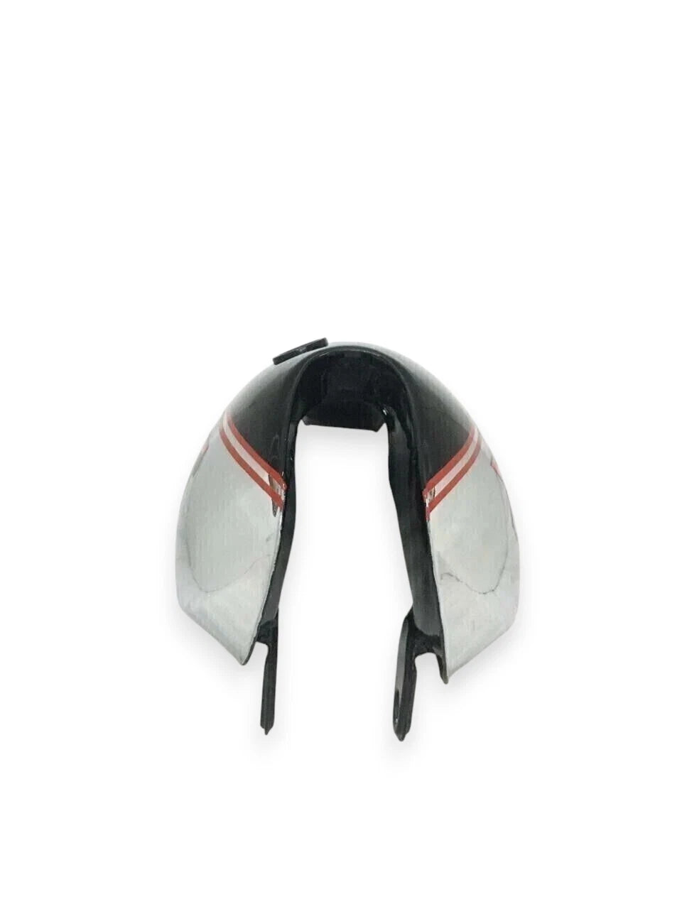 Gas Fuel Tank for Yamaha XT TT 500 (1977) - Steel Chrome & Black Painted