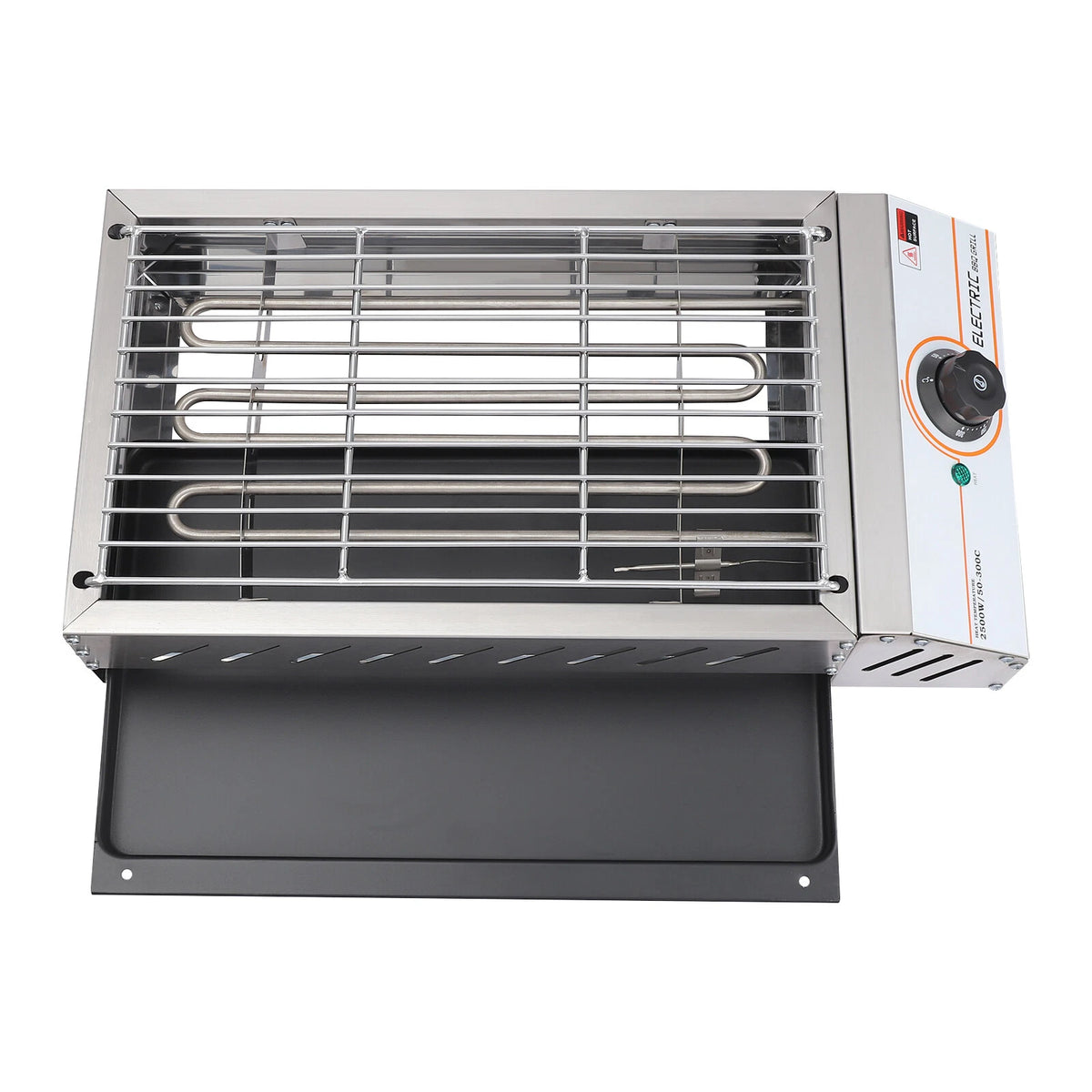 Electric BBQ Grill Countertop Stainless Steel for Outdoor Cooking