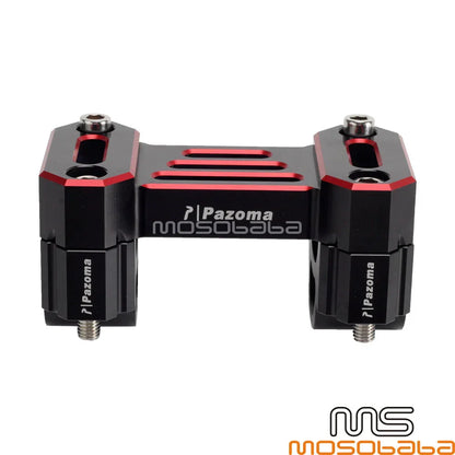 1" Handlebar Riser Extension w/Top Clamp Cover for Harley Pan America 1250 (21-23)