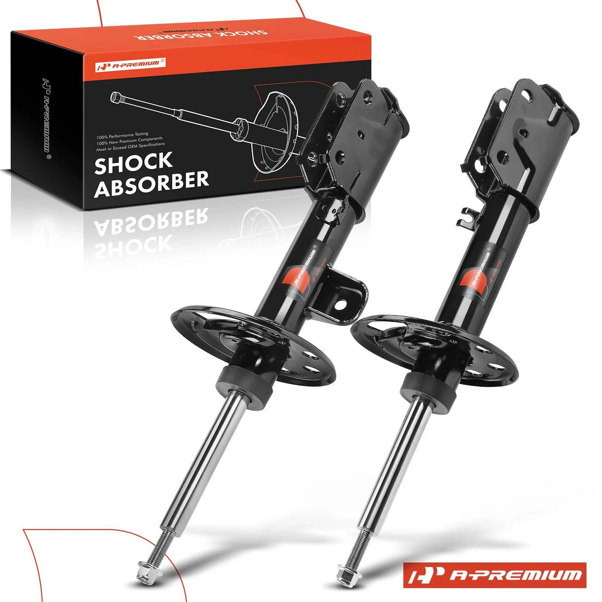 Set of 2 Front Shock Struts for Ford Police Interceptor Utility (2013) 553011, 553010, 333449L, 333449R