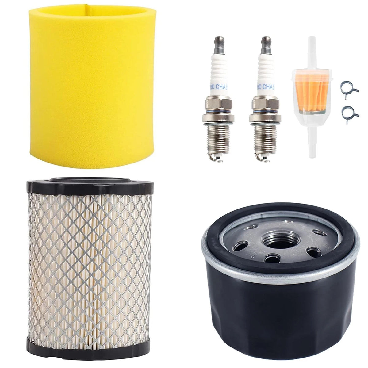 Air Filter Oil Tune Up Kit for John Deere Z345M Z345R Z335E Z355E