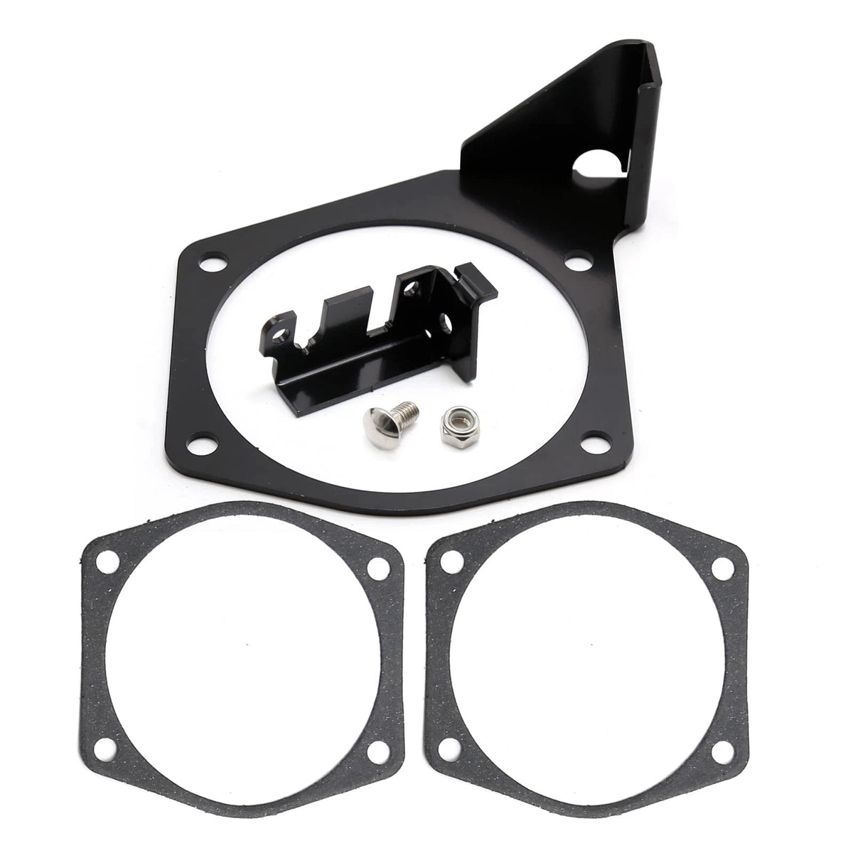 4-Bolt Throttle Cable Bracket for Intakes (14.70x14.70x6.0 cm)