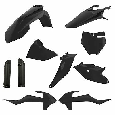 Acerbis Full Plastic Kit Black for KTM Off-Road Motorcycles (ace1508581)