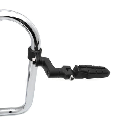 Front Rider 1.25" Tombstone Offset Mount Clamp Foot Peg for Yamaha Virage