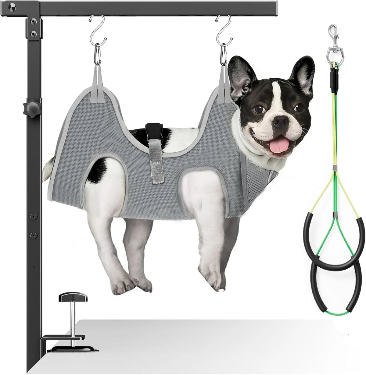 Foldable Dog Grooming Arm with Clamp for Dog Grooming Table (Adjustable 26-40")