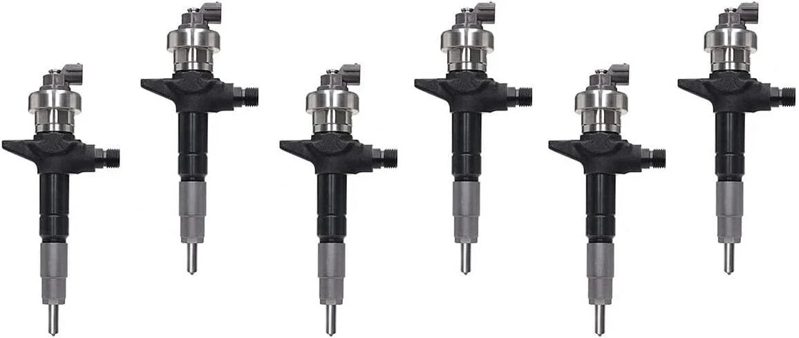 6X Fuel Injector for Isuzu 3.0L 4JJ1 (8-98011604-5, 8980116045, 095000-6980)