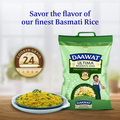 10 lb Daawat Ultima Basmati Rice - Authentic Extra Long Grain