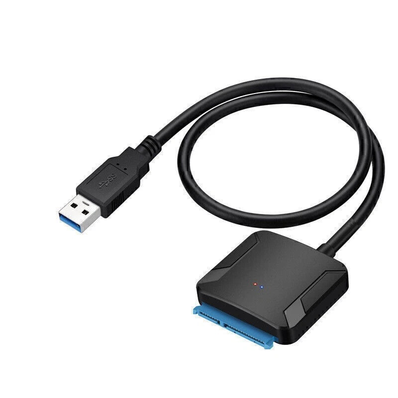 USB 3.0 to SATA III Hard Drive Adapter for HDD/SSD (2.5" & 3.5")