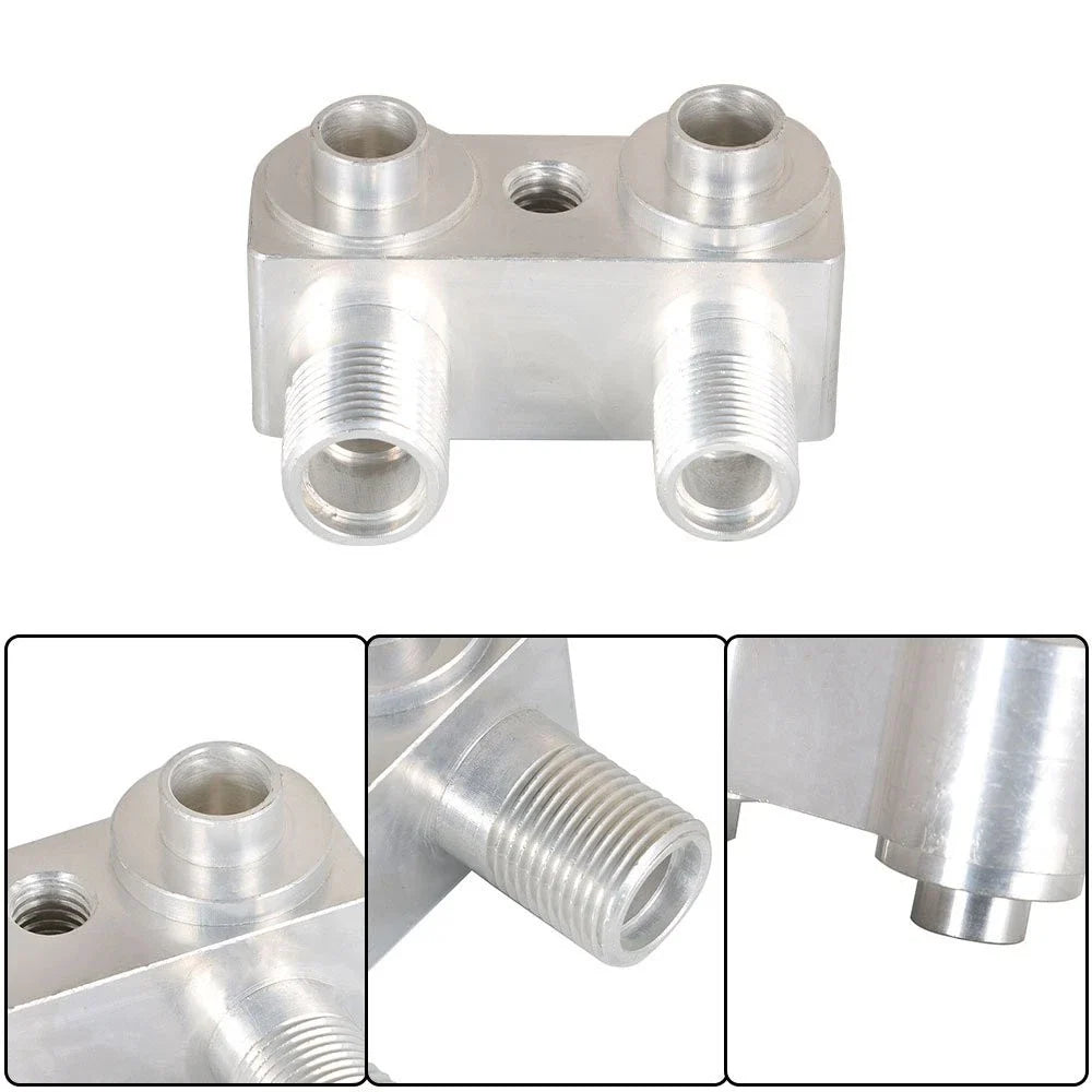 CNC Machined Adapter Fitting for LSX LS1 Swap AC Compressor