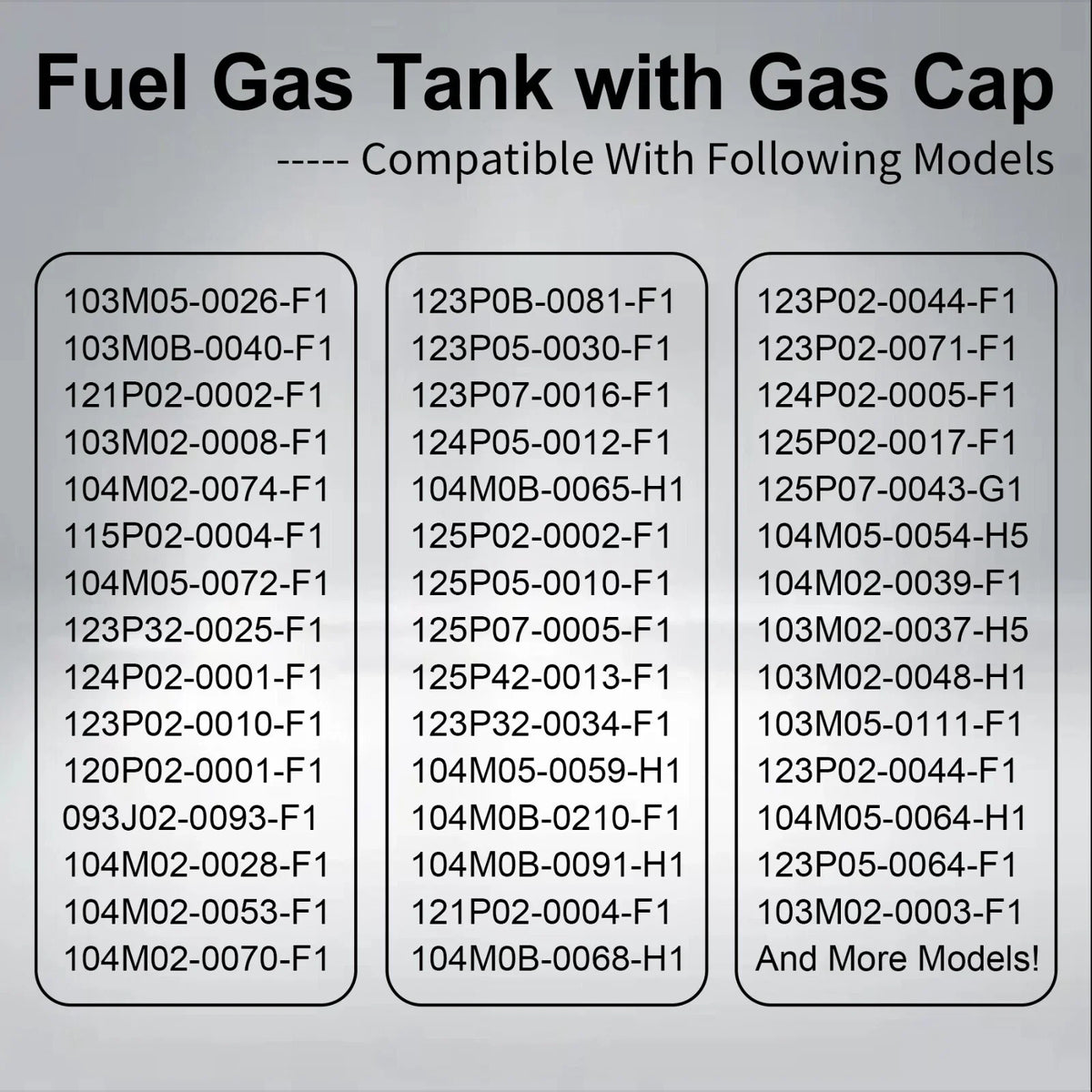 Fuel Gas Tank with Cap for Briggs & Stratton 84004115 (Fits )