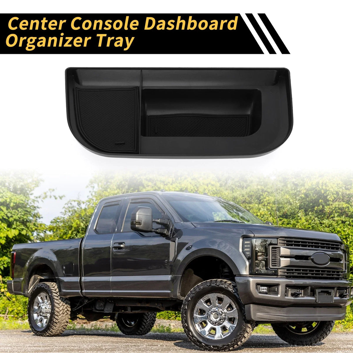 Center Console Organizer Tray for Ford Maverick (2022–2024) Black
