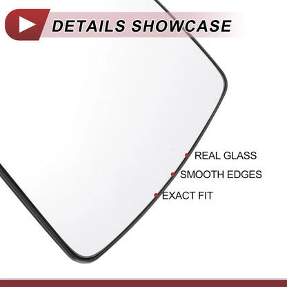 Left Driver Side Mirror Glass Replacement for Chevrolet Impala (2006–2013)