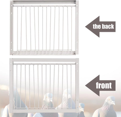 Iron Birdcage One Way Door Trap for Pigeons 11.8in