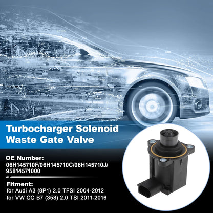 Turbo Pressure Solenoid Valve for Audi A3 (8P1) 2.0 TFSI (2004–2012) 06H145710F