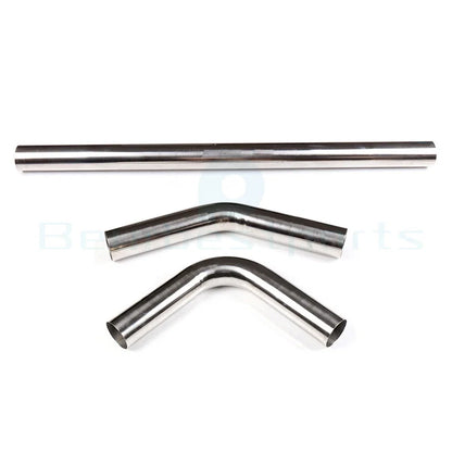 3" (76mm) T-304 Stainless Steel Exhaust Tube Pipe Bend for Universal