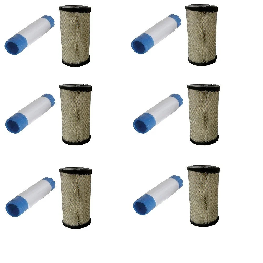 Set of 6 Inner & Outer Air Filters for Toro (Replaces 108-3811)