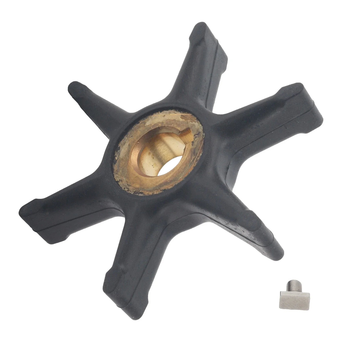 Water Pump Impeller & Key for Evinrude Johnson 6HP (1965–1977) 277181