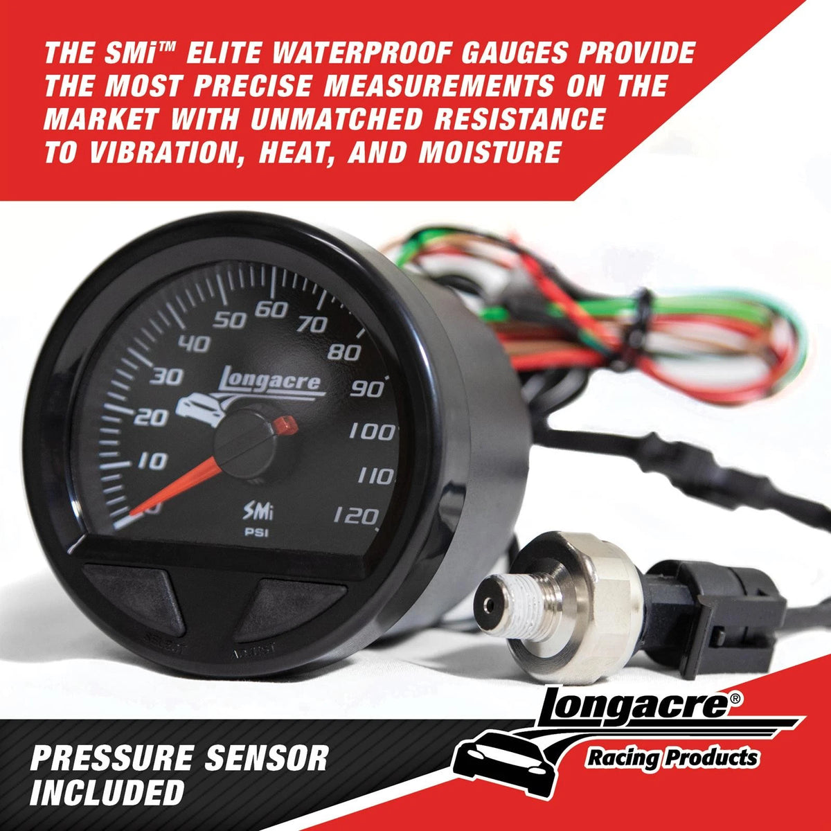Oil Pressure Gauge for Longacre SMi Elite (52-46741)