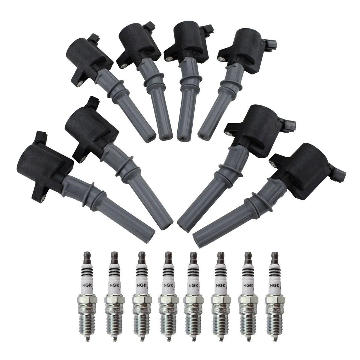 Set of 8 NGK Iridium Spark Plugs for F-250 Mustang Navigator V8 (2000–2023)