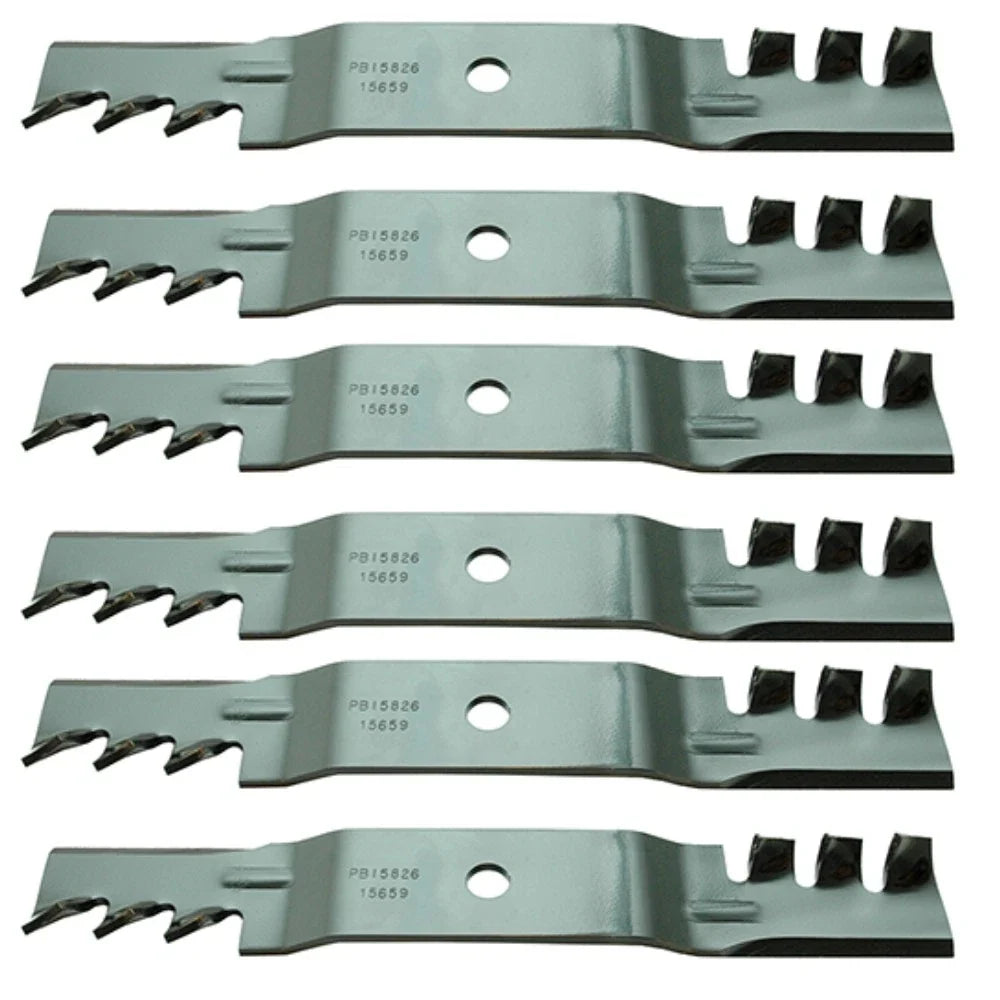 6 Mulcher Blades for Cub Cadet Tank 48 Recon 48 M48 (942-04417-X, 02005017-X)