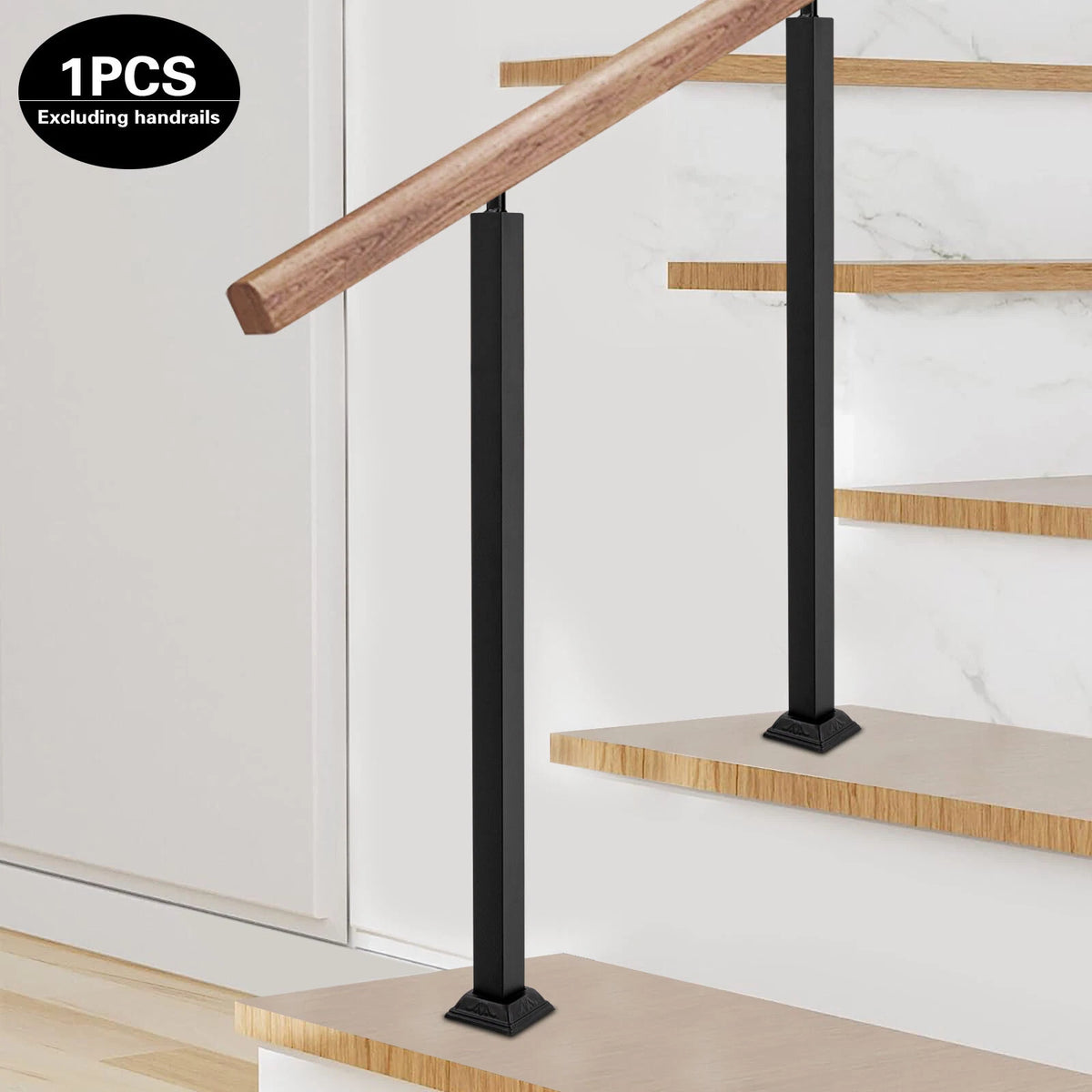 Stair Balusters Post Black Minimalist for Indoor Outdoor Office Building