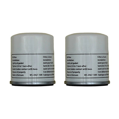 2 Oil Transmission Filters for Bad Boy 063-1050-00 Hydro Gear 52114