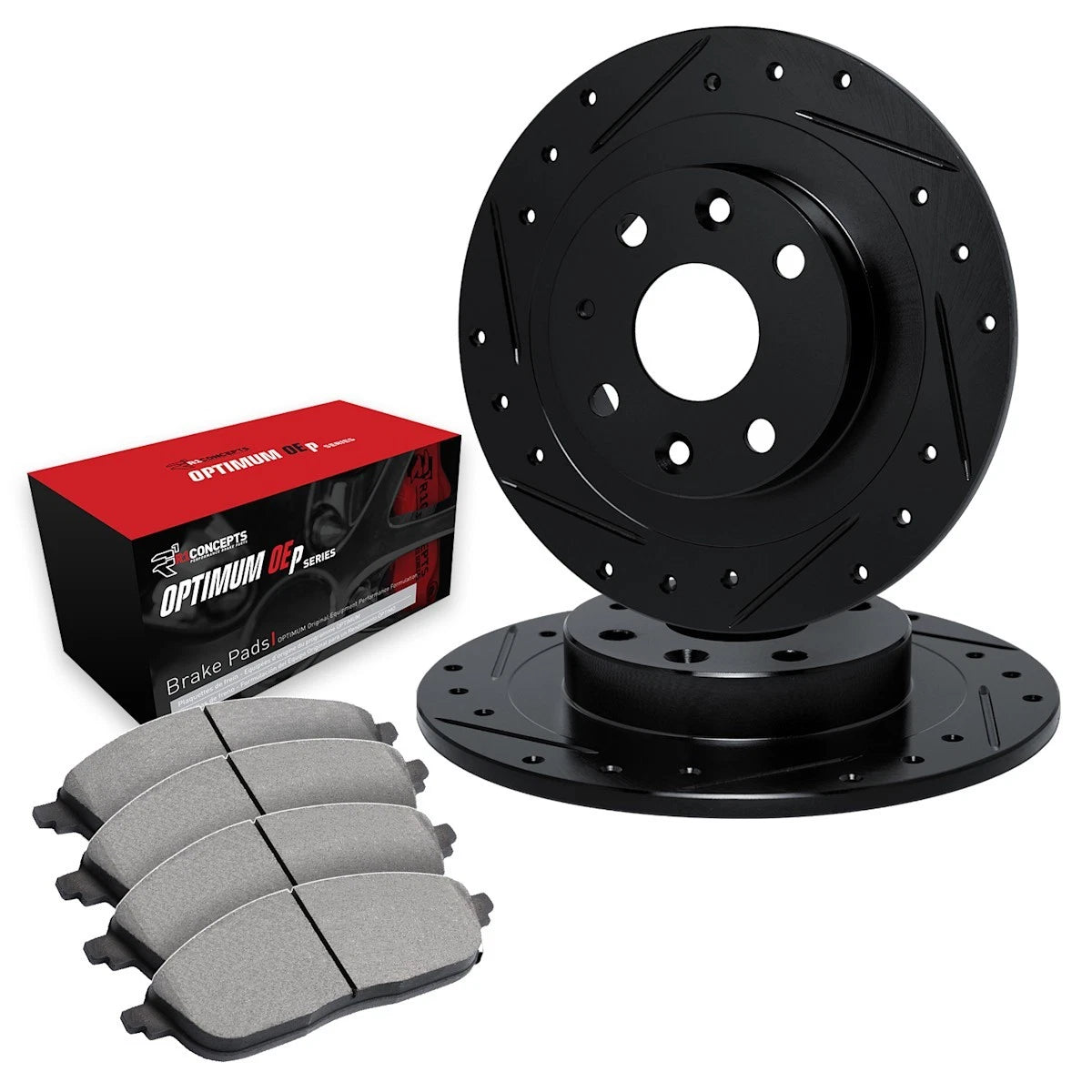 2X Brake Disc and Pad Kit for Saab 900 (1981–1987) WHUN1-65002