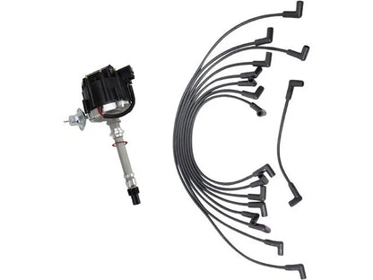 Set of 4 Ignition Distributor and Spark Plug Wires for GMC G35 (1975–1978) 54442HMDP