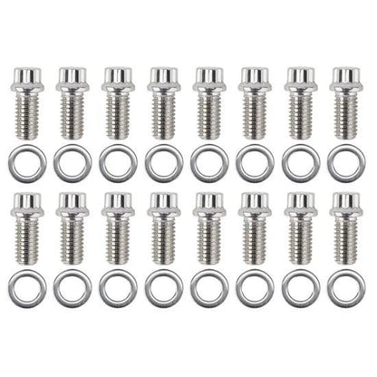 Set of 16 ARP Header Bolts 3/8-16 x 3/4 for 400-1202