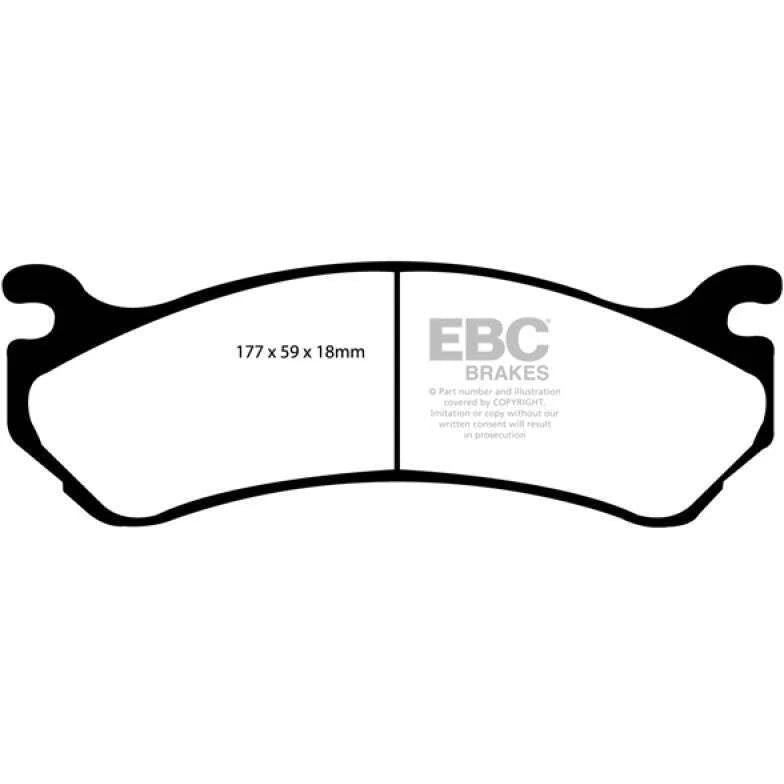 EBC Extra Duty Front Brake Pads for Cadillac Escalade (2002) ED91304