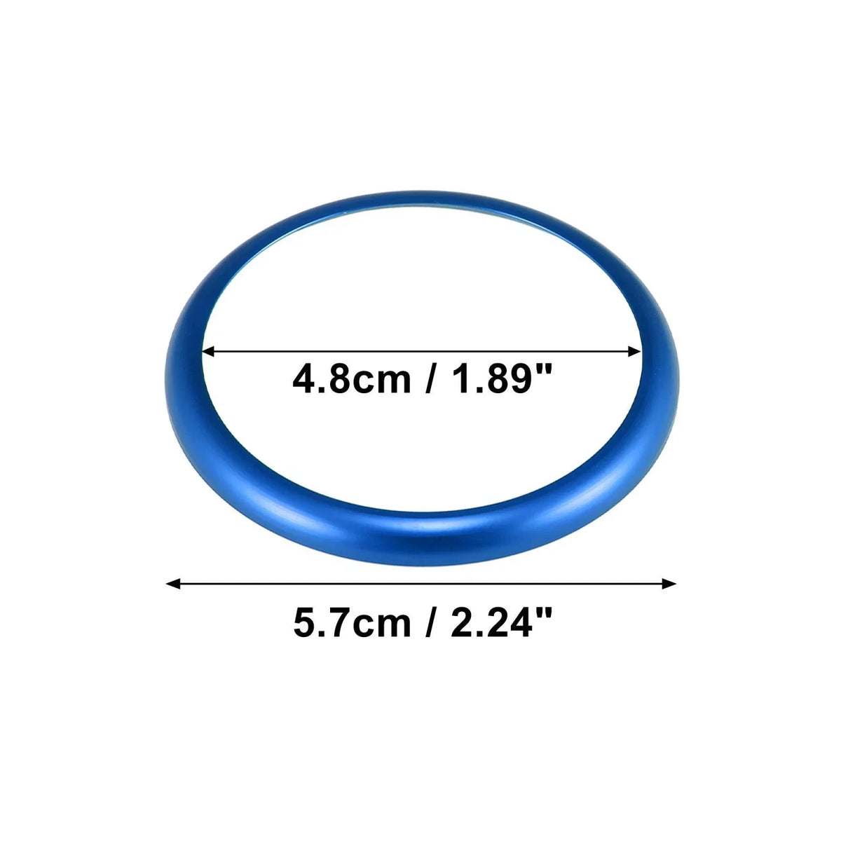 Aluminum Alloy Multimedia Knob Ring for BMW 1 2 3 5 6 7 Series X2 X3 (2000–2023)