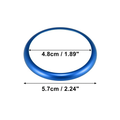Aluminum Alloy Multimedia Knob Ring for BMW 1 2 3 5 6 7 Series X2 X3 (2000–2023)