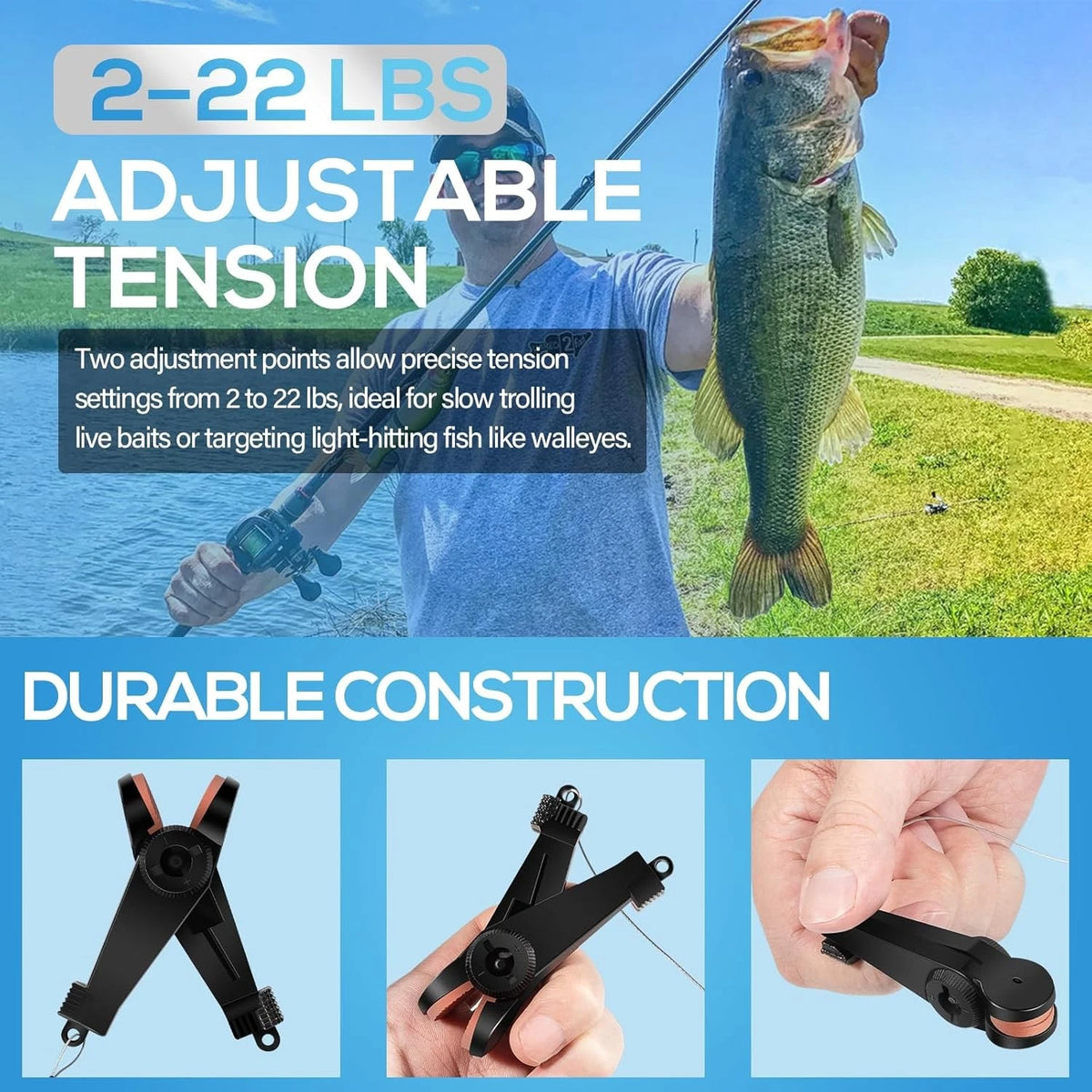 2X Adjustable Universal Line Release for Cannon Downrigger (Universal)