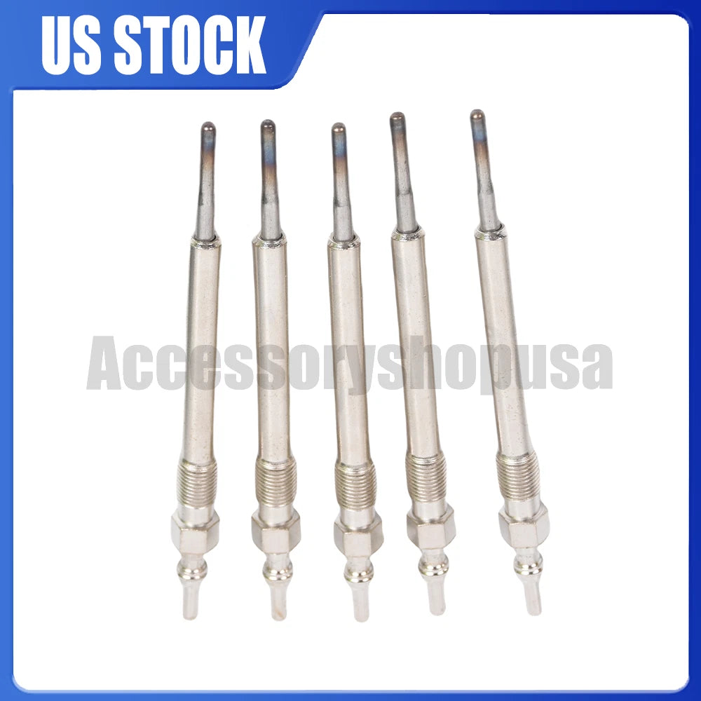 Set of 5 Diesel Glow Plugs for Audi Q7 Porsche Cayenne VW Touareg (2006–2018)