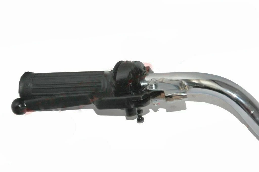 Handle Bar Complete Chrome with Grip Lever Switch for Jawa 175 250