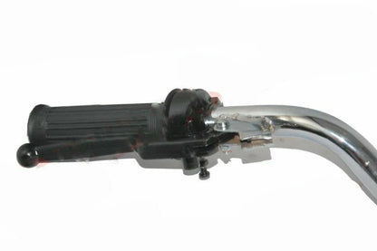 Handle Bar Complete Chrome with Grip Lever Switch for Jawa 175 250