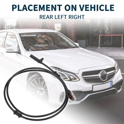 2pcs Rear Side ABS Wheel Speed Sensor for Mercedes-Benz C230 (2001–2007) No.A2035401317