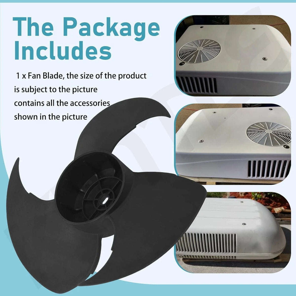 Fan Blade for Coleman Mach 8 Polar Cub RV Air Conditioner (1472D5041)