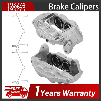 Pair Front Disc Brake Calipers for Toyota Sequoia Tundra (2008–2016) 4.6L V8