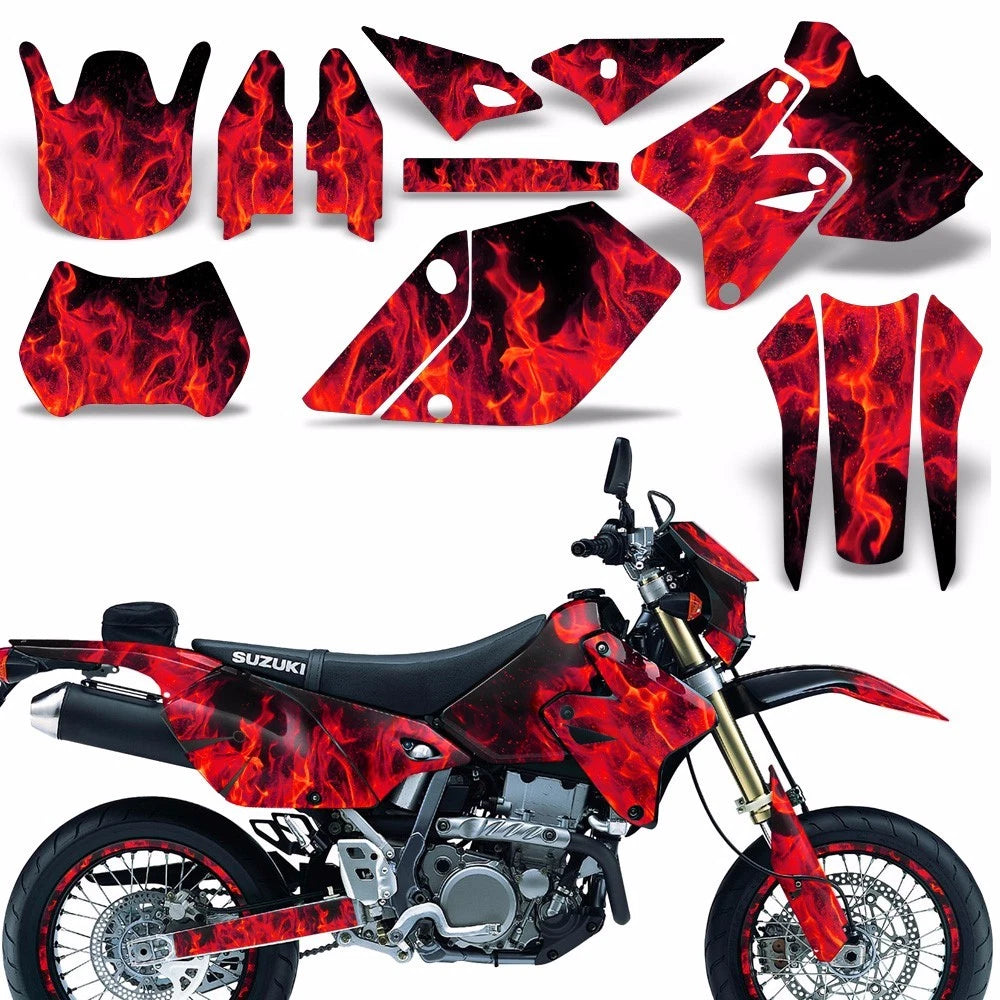 Graphics MX Decals + Plates for Suzuki DRZ400 S/SM (2000–2023)