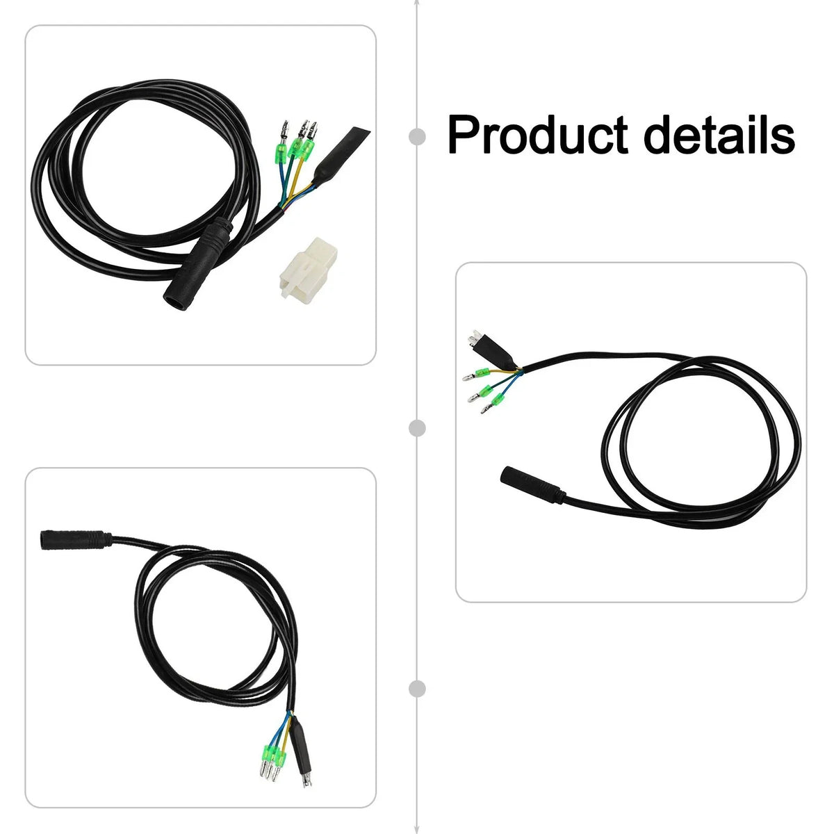 E-Bike Extension Cable for Bafang Hub Motors (Front/Rear)