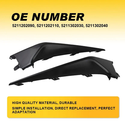 Set of 2 Front Bumper Grille Lower Trim Molding for Toyota Corolla (2020–2022)