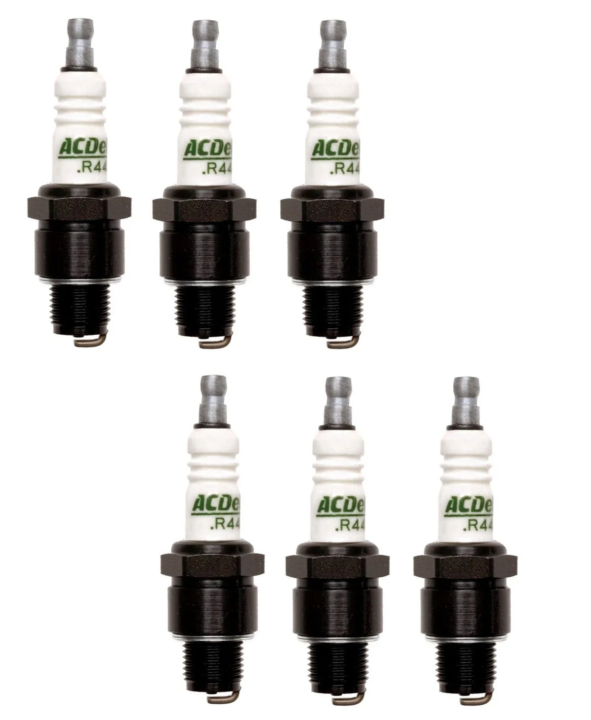 Set of 6 Spark Plugs for Chevy Corvair (1960–1969) & Jeep J-3800, J-100, Gladiator (1963–1971)