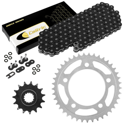 Black Drive Chain & Sprockets Kit for Honda CBF500/CBF500 ABS (2004–2008) EG1537FS205XO
