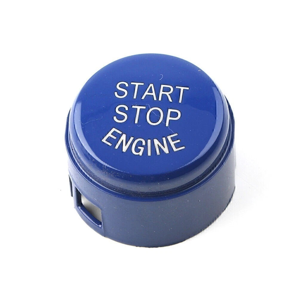 Blue Engine Start Stop Switch Button Cover for BMW F10 F15 F16 F22