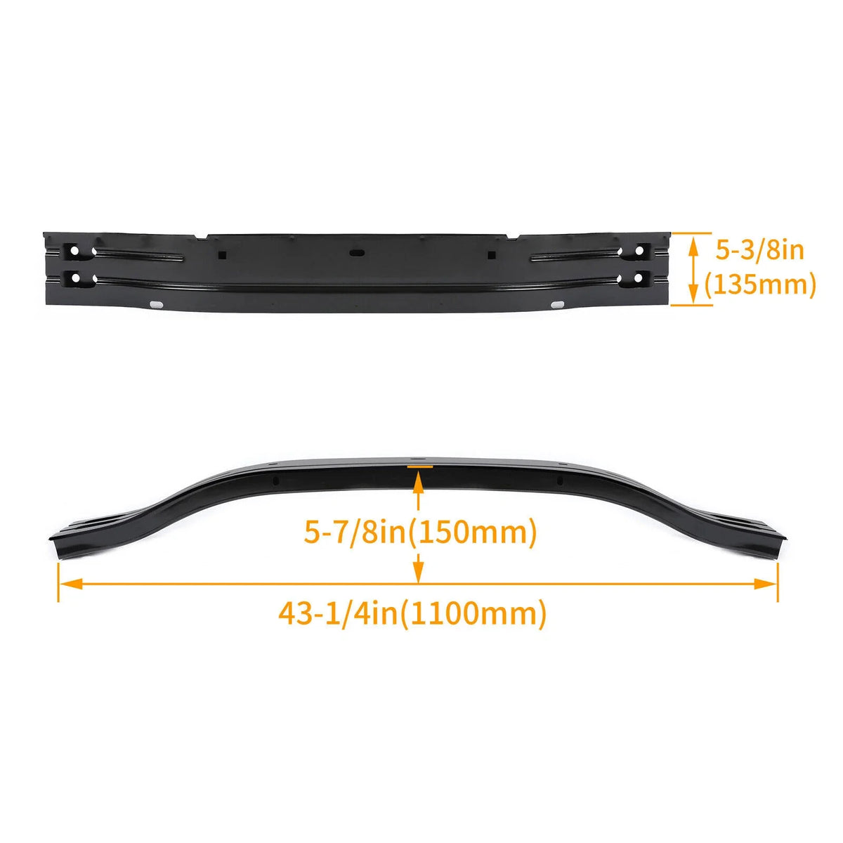 Front Bumper Reinforcement Impact Bar for Chevy Malibu (2016–2022) GM1006688