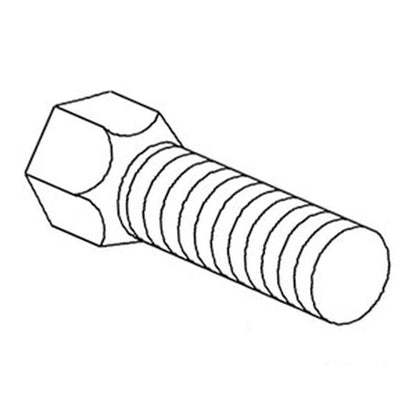 Front Lug Bolt for Massey Ferguson Tractors (135, 150, 165, 175, 230+)