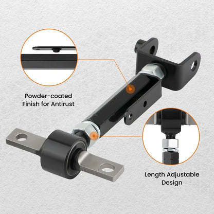 2X Adjustable Rear Camber Arm for Honda Civic (2001–2003) LX Coupe Sedan