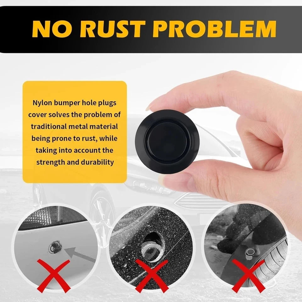10X Bumper Hole Plugs for Parking Sensor Radar Holes (2010–2023)