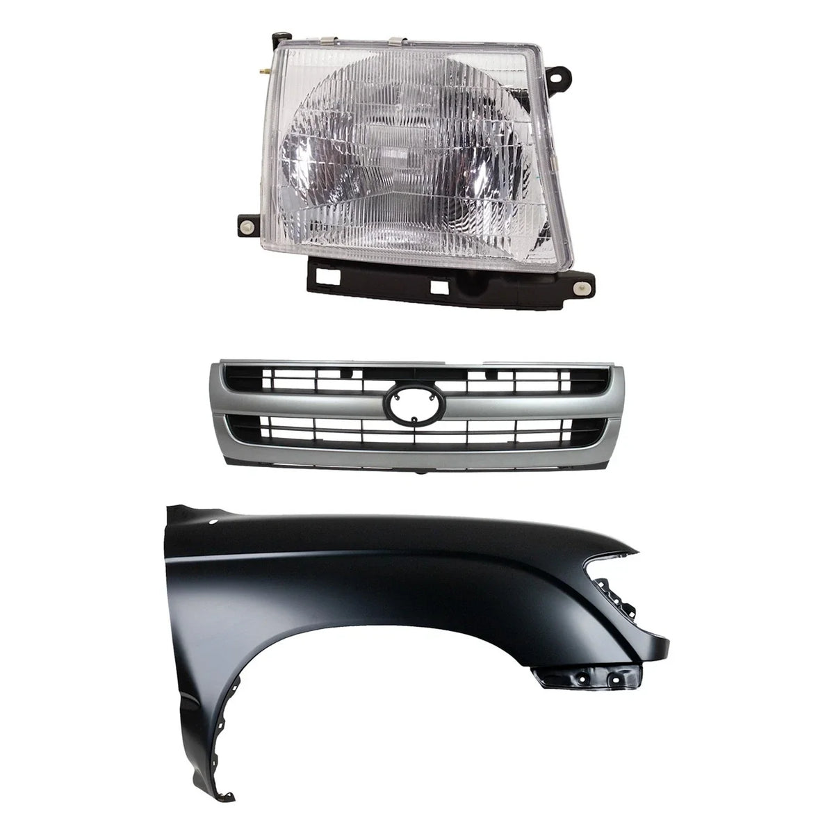 Fender Kit for Toyota Tacoma RWD (1997–2000) Primed with Emblem Provision